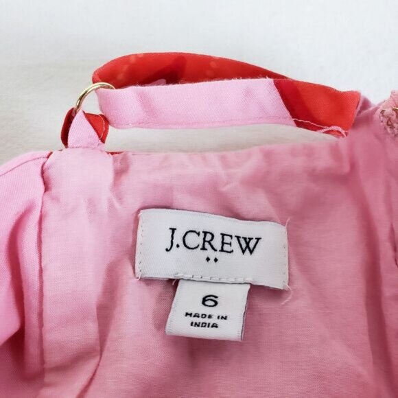 J.Crew Lobster Camisole Tank Top Womens 6 Tie-Back Pink Coastal Nautical - Picture 4 of 11